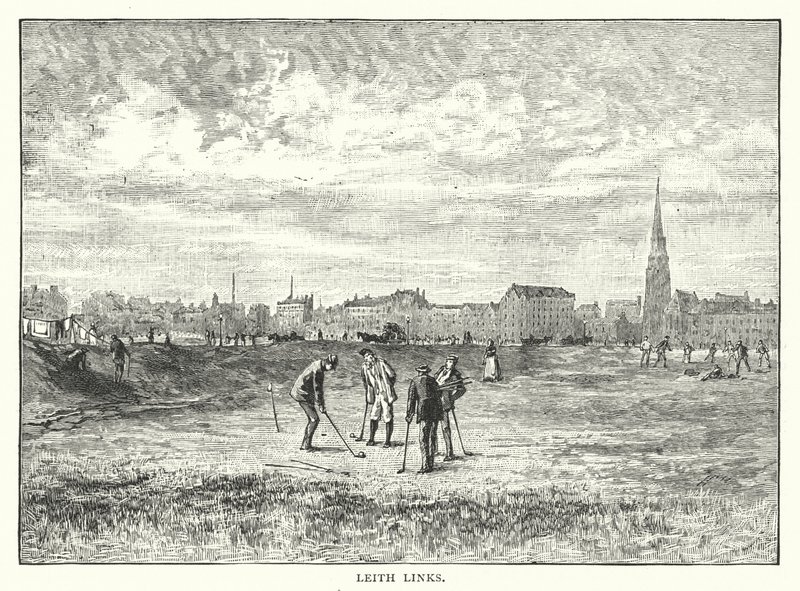 Leith Links (metszet) alkotó: English School