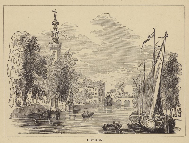 Leyden (metszet) alkotó: English School