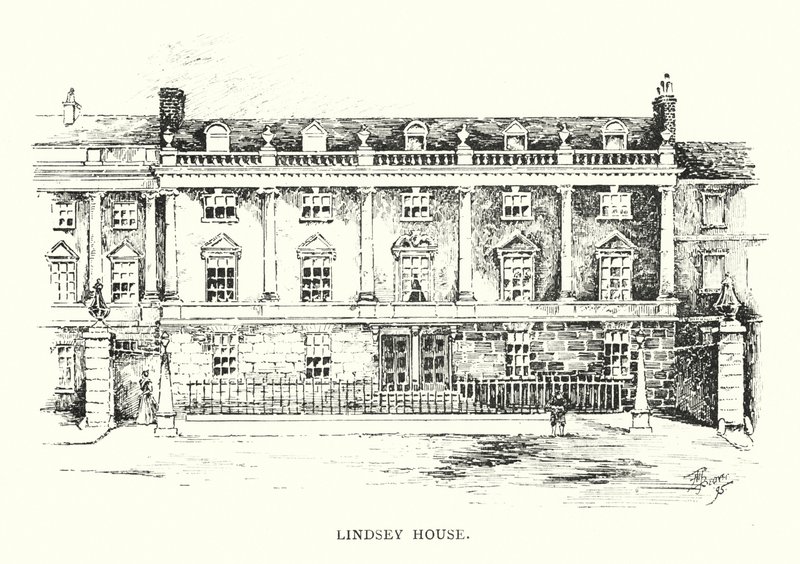 Lindsey House (litho) alkotó: English School