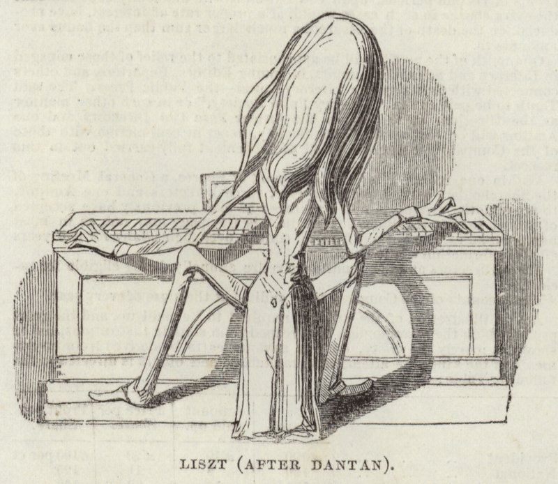 Liszt (Dantan nyomán) alkotó: English School