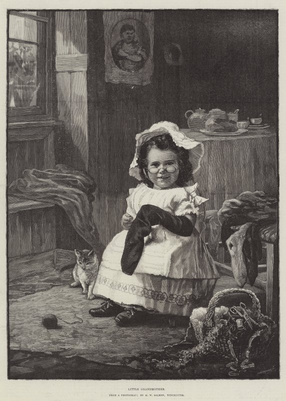 Kis nagymama (metszet) alkotó: English School