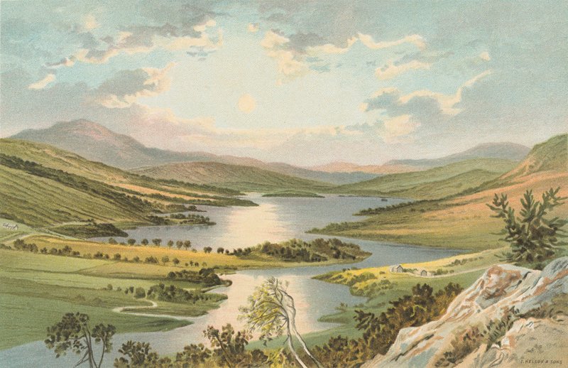 Loch Tummel – A királynő kilátása alkotó: English School