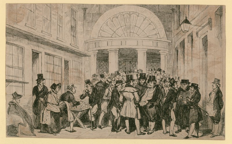 Londoni Értéktőzsde alkotó: English School