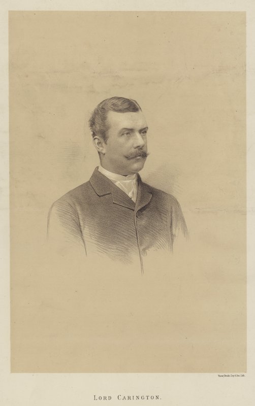 Lord Carington (litho) alkotó: English School