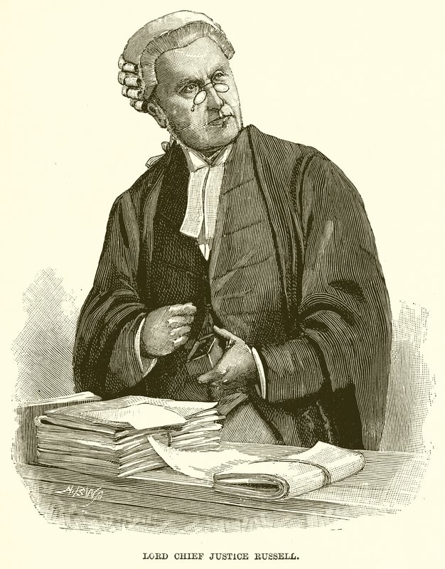 Lord Russell főbíró alkotó: English School