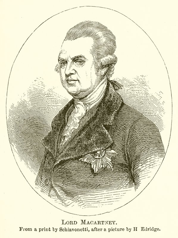Lord Macartney alkotó: English School