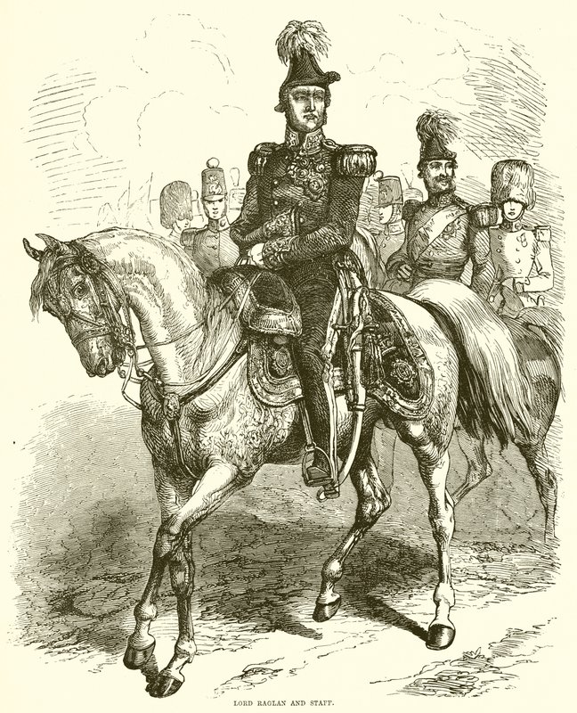 Lord Raglan és a személyzet alkotó: English School