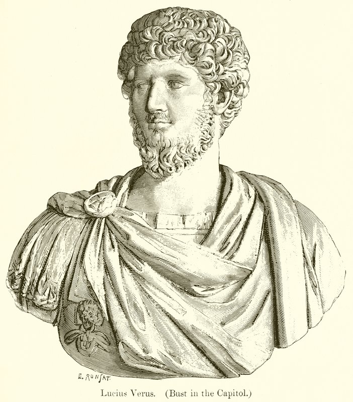 Lucius Verus. (Mellszobor a Capitoliumban) alkotó: English School