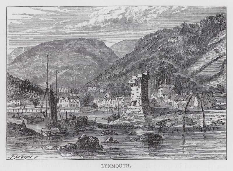 Lynmouth (metszet) alkotó: English School