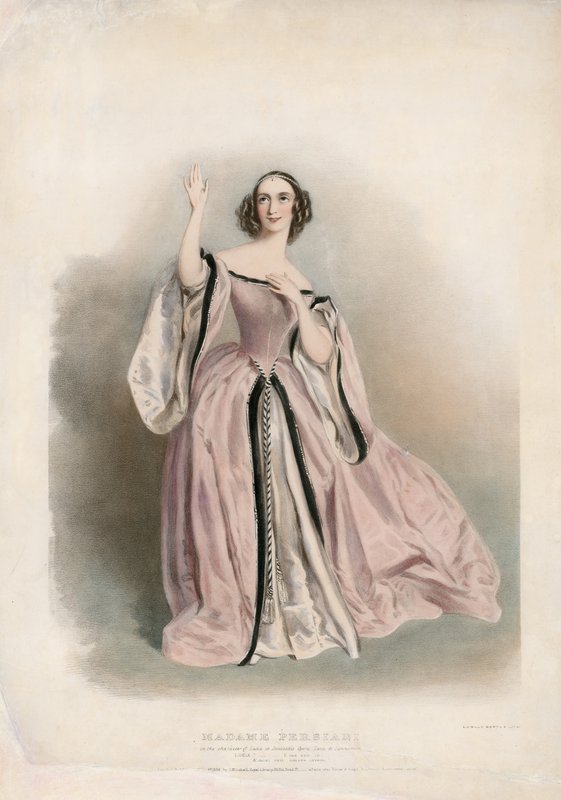 Madame Persiani Lucia di Lammermoorban alkotó: English School