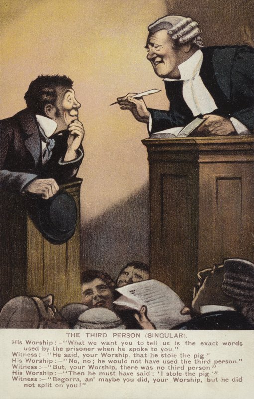 Man in Dock (színes litó) alkotó: English School
