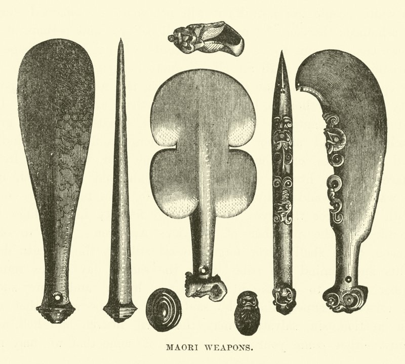 Maori fegyverek alkotó: English School