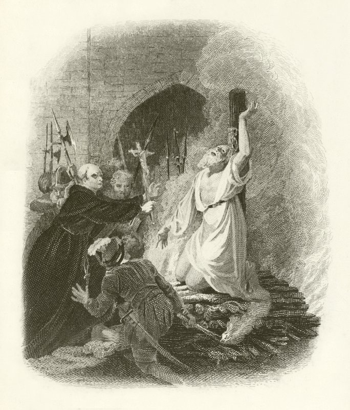 Cranmer mártíromsága alkotó: English School