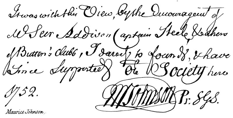 Maurice Johnson alkotó: English School