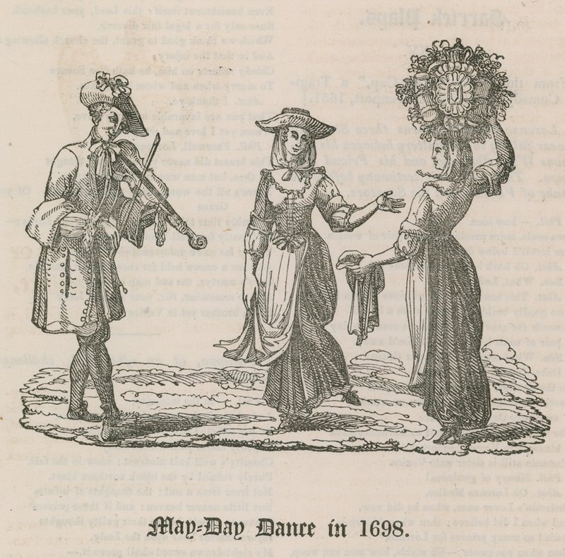 Május elsejei tánc 1698-ban alkotó: English School