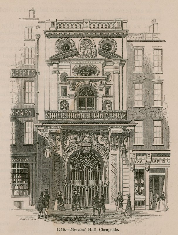Mercers Hall, Cheapside, London alkotó: English School