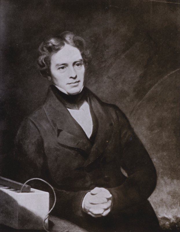 Michael Faraday (litho) alkotó: English School