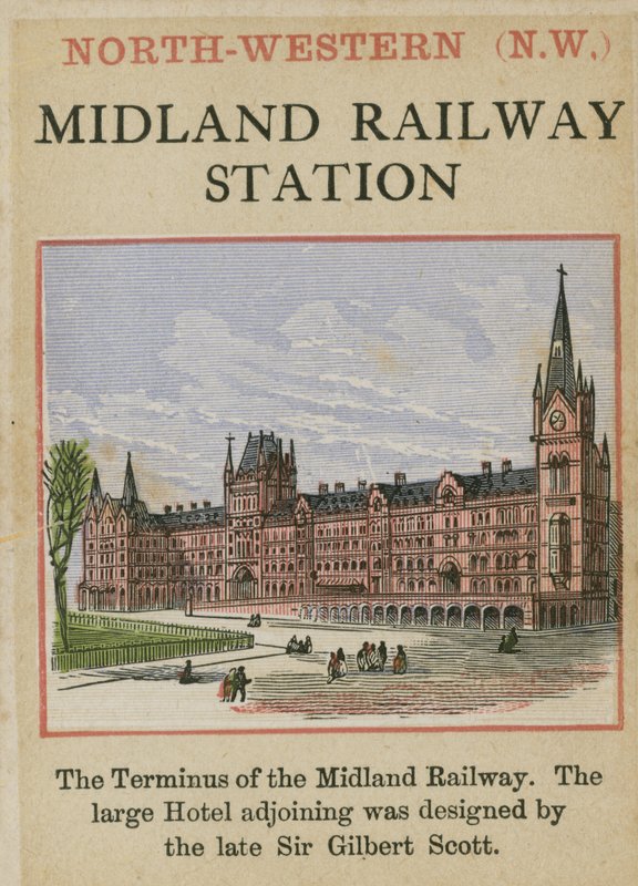 Midland pályaudvar, St Pancras, London alkotó: English School
