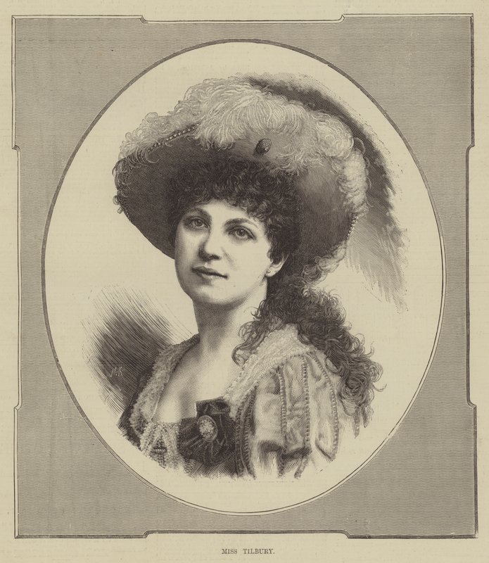Miss Tilbury (metszet) alkotó: English School
