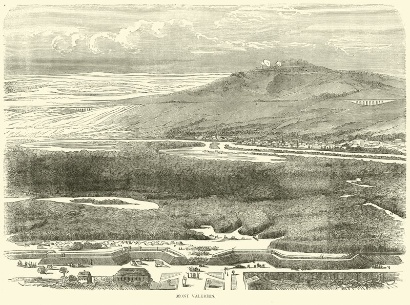 Mont Valerien, 1870. szeptember alkotó: English School
