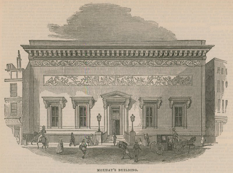 Moxhays épülete a Threadneedle utcában alkotó: English School