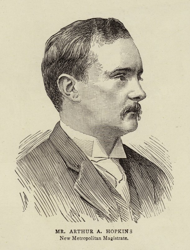 Arthur A Hopkins úr (metszet) alkotó: English School
