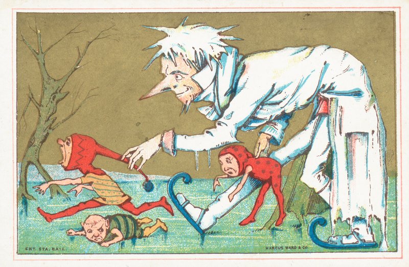 Mr Frost, karácsonyi üdvözlőlap alkotó: English School
