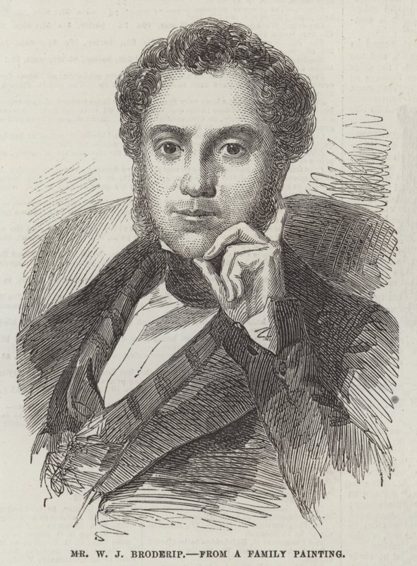 Mr W J Broderip (metszet) alkotó: English School