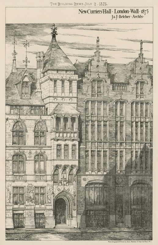 New Curriers Hall, London Wall alkotó: English School