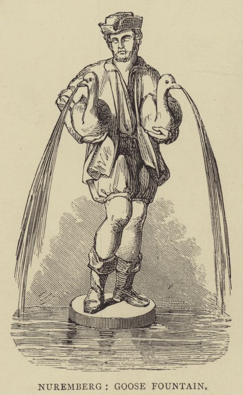 Nürnberg, Libakút (metszet) alkotó: English School