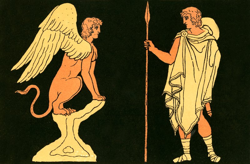 Oidipusz és a Szfinx alkotó: English School