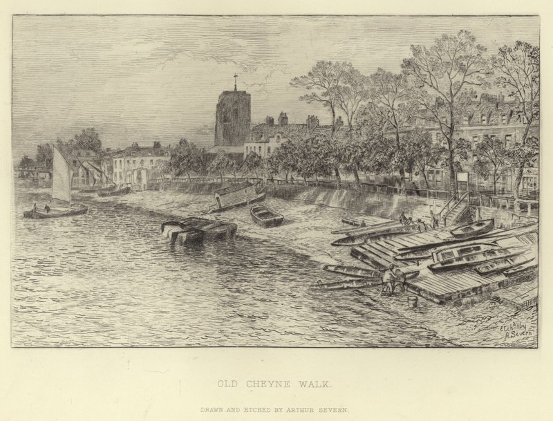 Old Cheyne Walk alkotó: English School