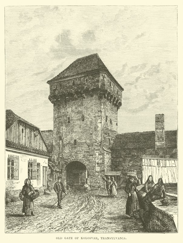 Kolozsvár régi kapuja, Erdély alkotó: English School