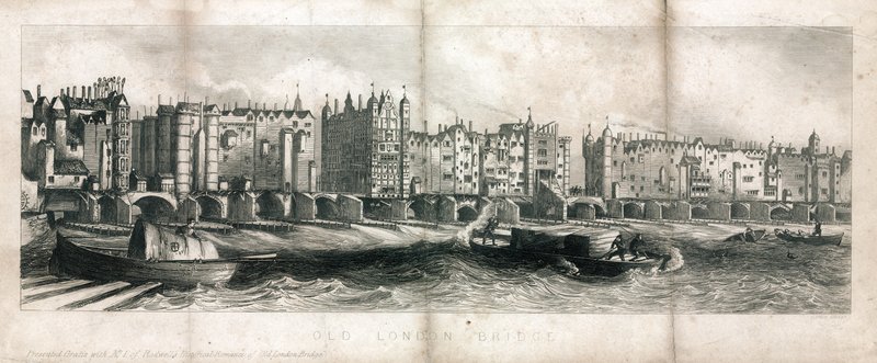 Old London Bridge alkotó: English School
