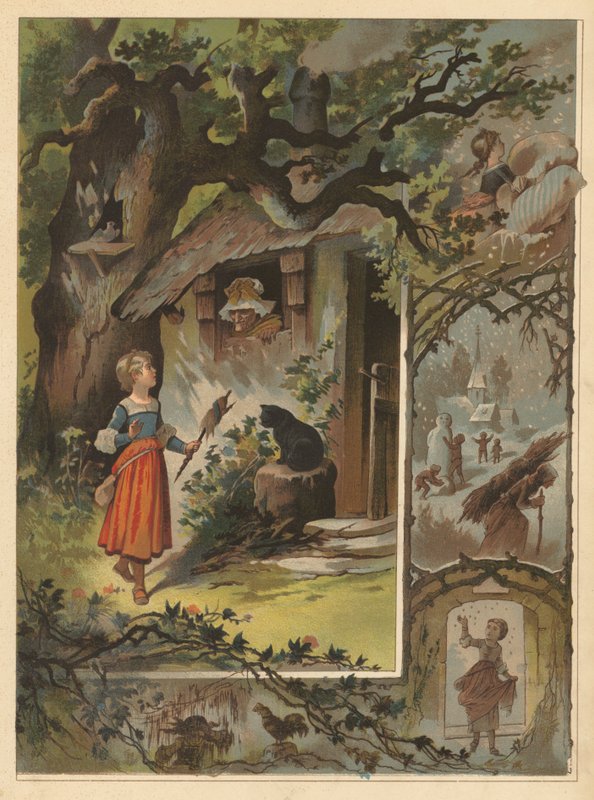 Régi Libamama (chromolitho) alkotó: English School
