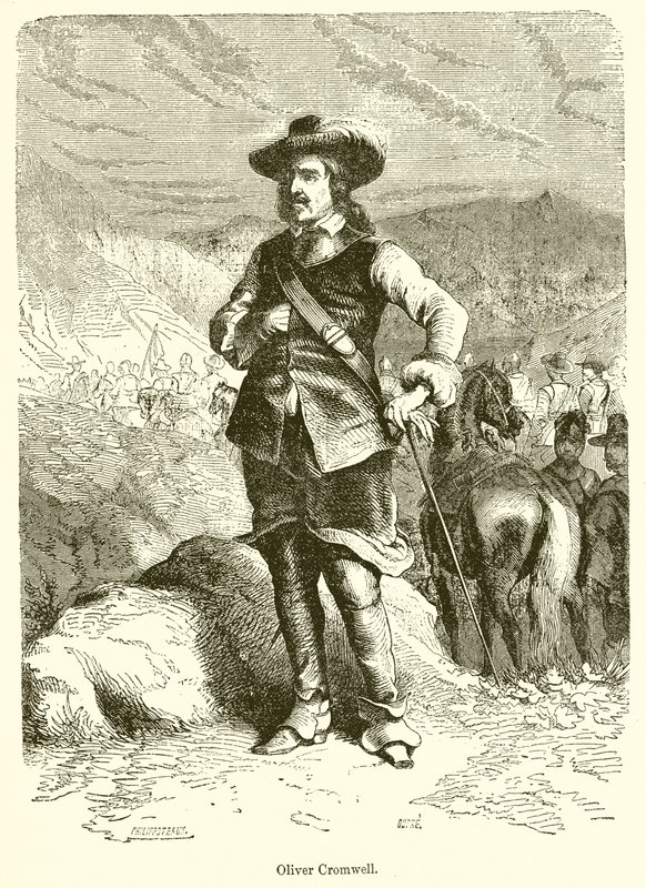 Oliver Cromwell alkotó: English School