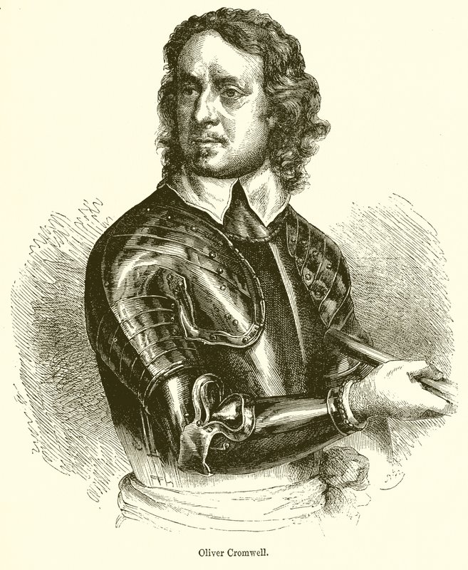 Oliver Cromwell alkotó: English School