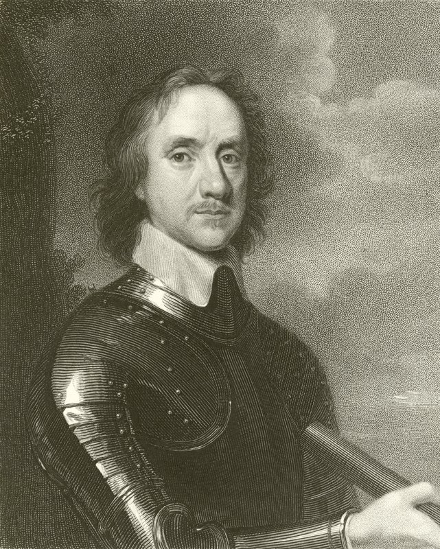 Oliver Cromwell alkotó: English School