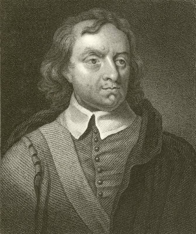 Oliver Cromwell alkotó: English School