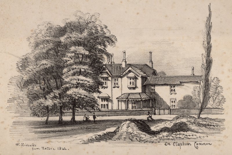 A Clapham Commonon, Surrey-ben alkotó: English School
