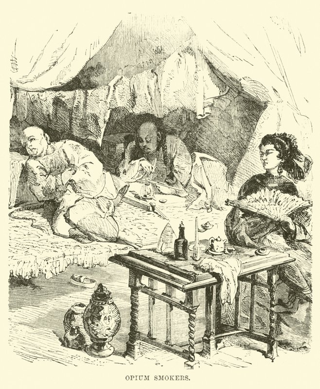 Ópiumdohányosok alkotó: English School