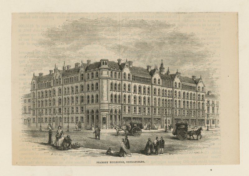 Peabody épületek Spitalfieldsben alkotó: English School
