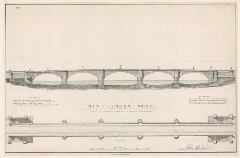 A New London Bridge terve alkotó: English School