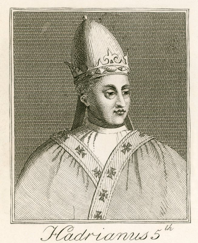 Hadrianus pápa V alkotó: English School