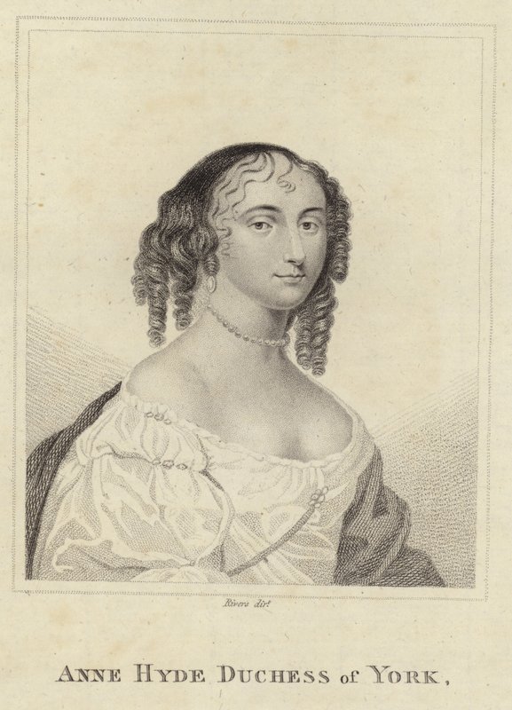Anne Hyde portréja alkotó: English School