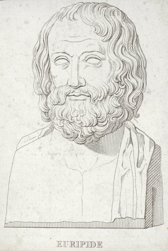 Euripidész portréja alkotó: English School