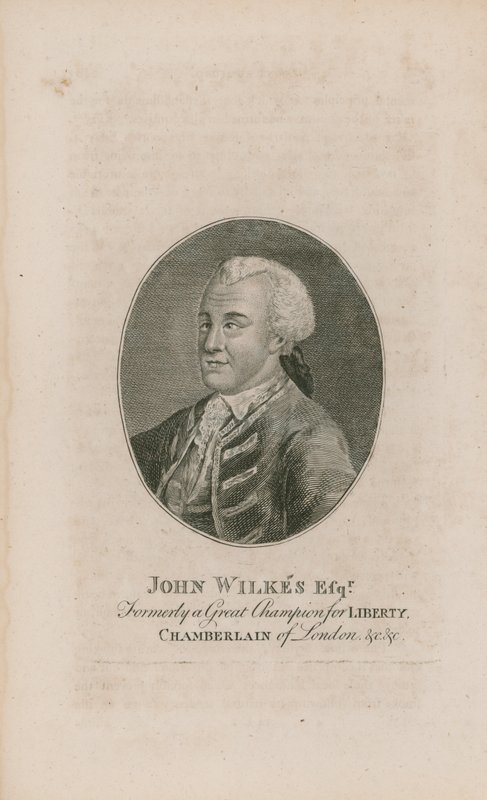 John Wilkes portréja alkotó: English School