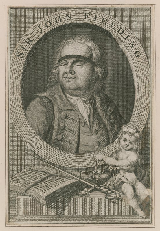 Sir John Fielding portréja alkotó: English School