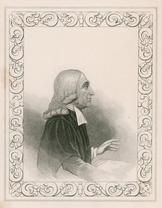 John Wesley tiszteletes portréja alkotó: English School
