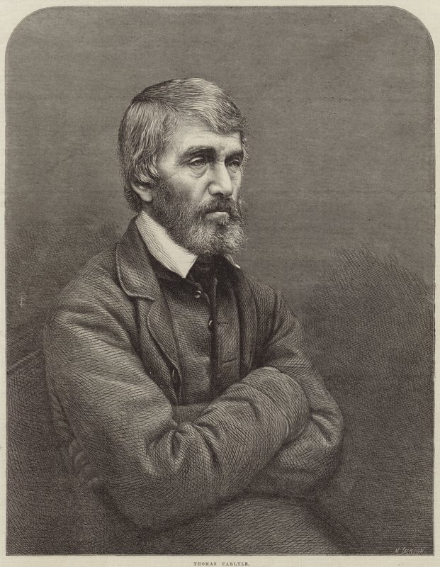 Thomas Carlyle portréja alkotó: English School